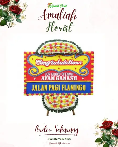 Sewa Papan Bunga Gedung Aji Baru